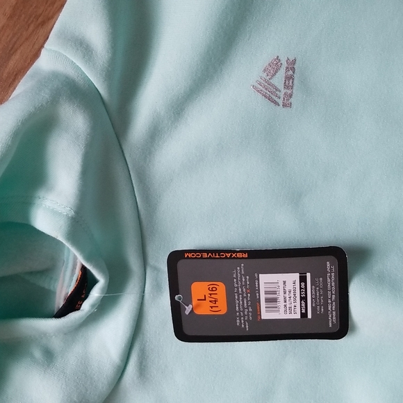 NWT RBX cropped soft hoodie size 14/16 - Picture 2 of 7